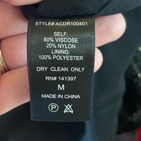 ASTR the Label Stroke of Midnight Beaded Minidress - Picture 12 of 12